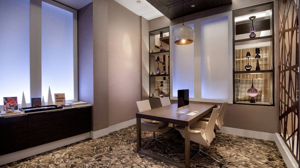 AC Marriott Hotel Room Dining Area