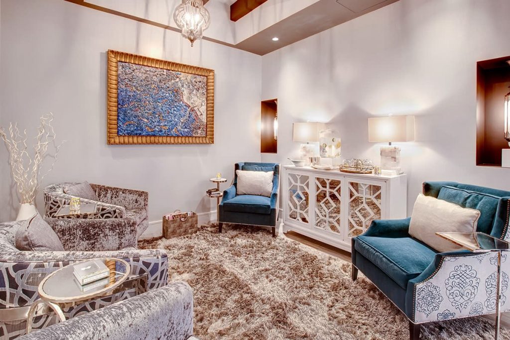 Spa Seating Area - Eclectic Style With A Modern Approach