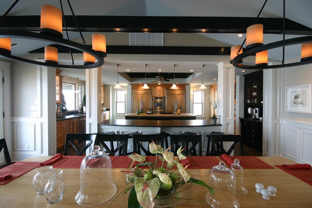 Residential House Design - Ocean Front Home Seating Area