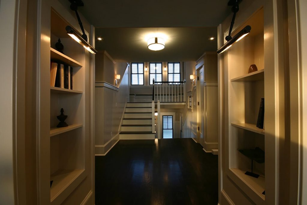 Staircase Design - Dark Wood Flooring