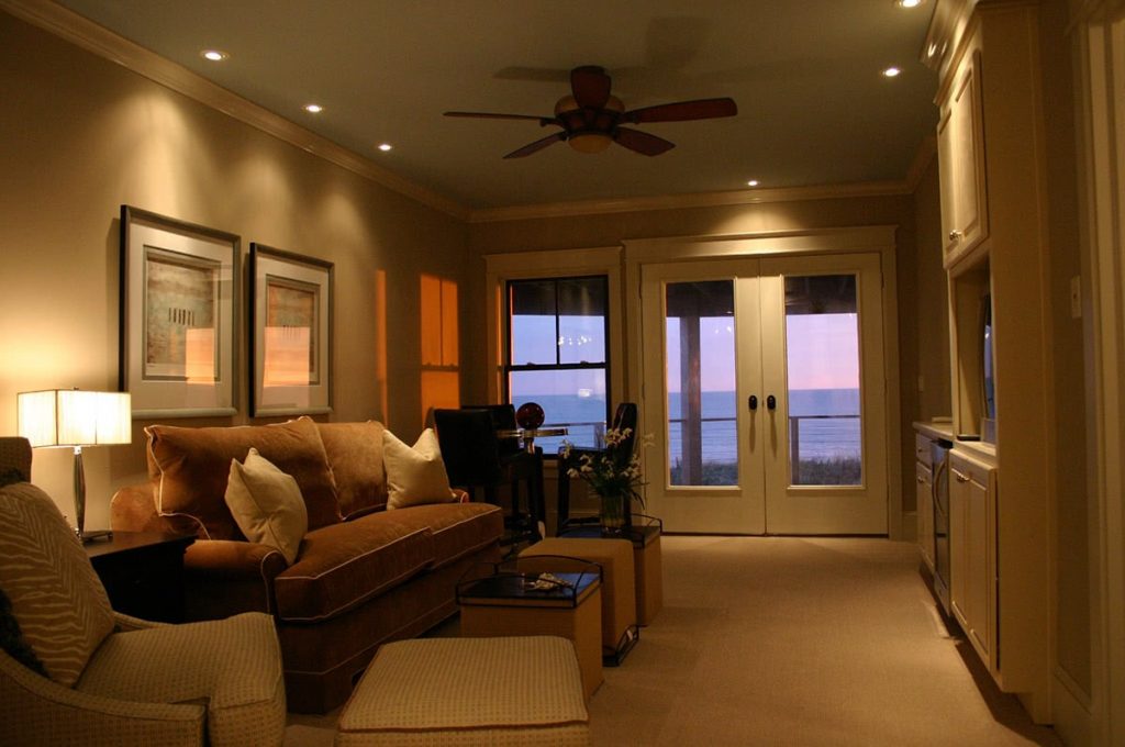 Dining Room Design - Cozy Dining Room Oceanfront View Lookout