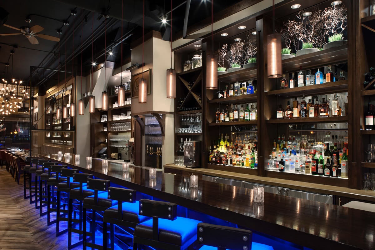 Posana Restaurant Bar Atmosphere - Interior Design Services
