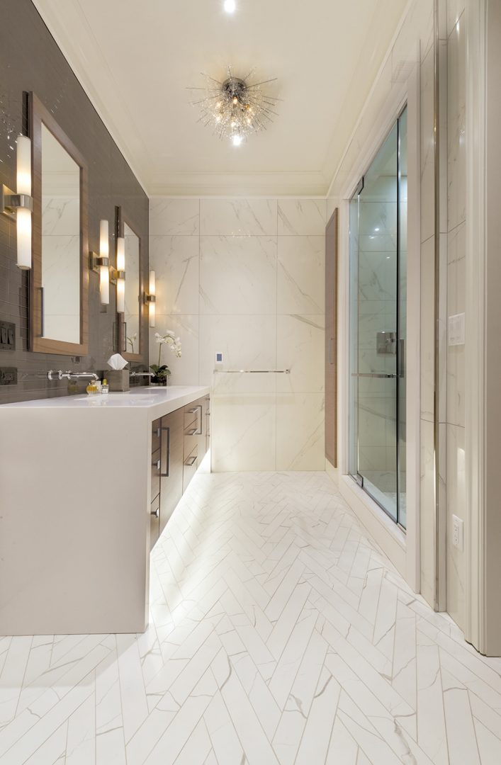 Modern Condo Bath, Stratton Design Group