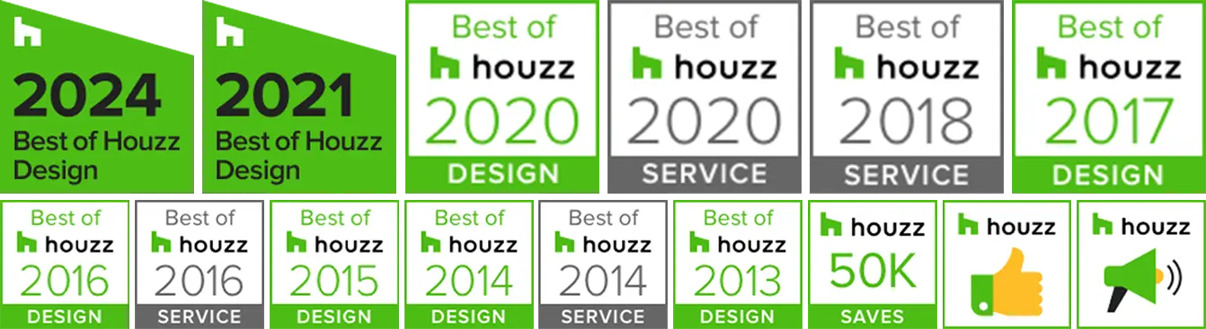Group of Stratton Design Group's Houzz award logos