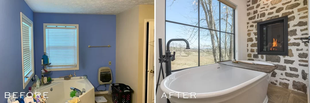 Farmhouse Retreat, Before and After, Stratton Design Group